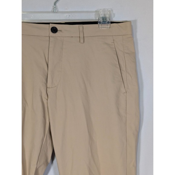 Bonobos 3XDry Tech Pants Mens 30x30 Khaki Tailor Fit Performance Stretch - Picture 2 of 12